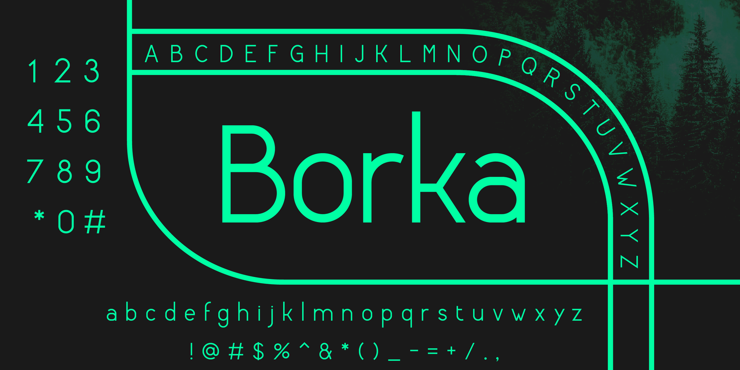 Czcionka Borka